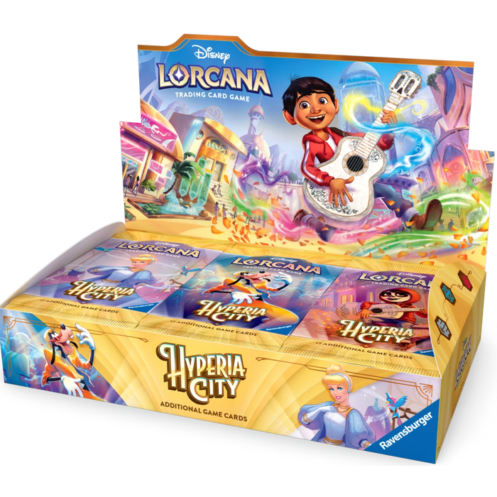 Disney Lorcana TCG Hyperia City Booster Display – 24 Packs – EN