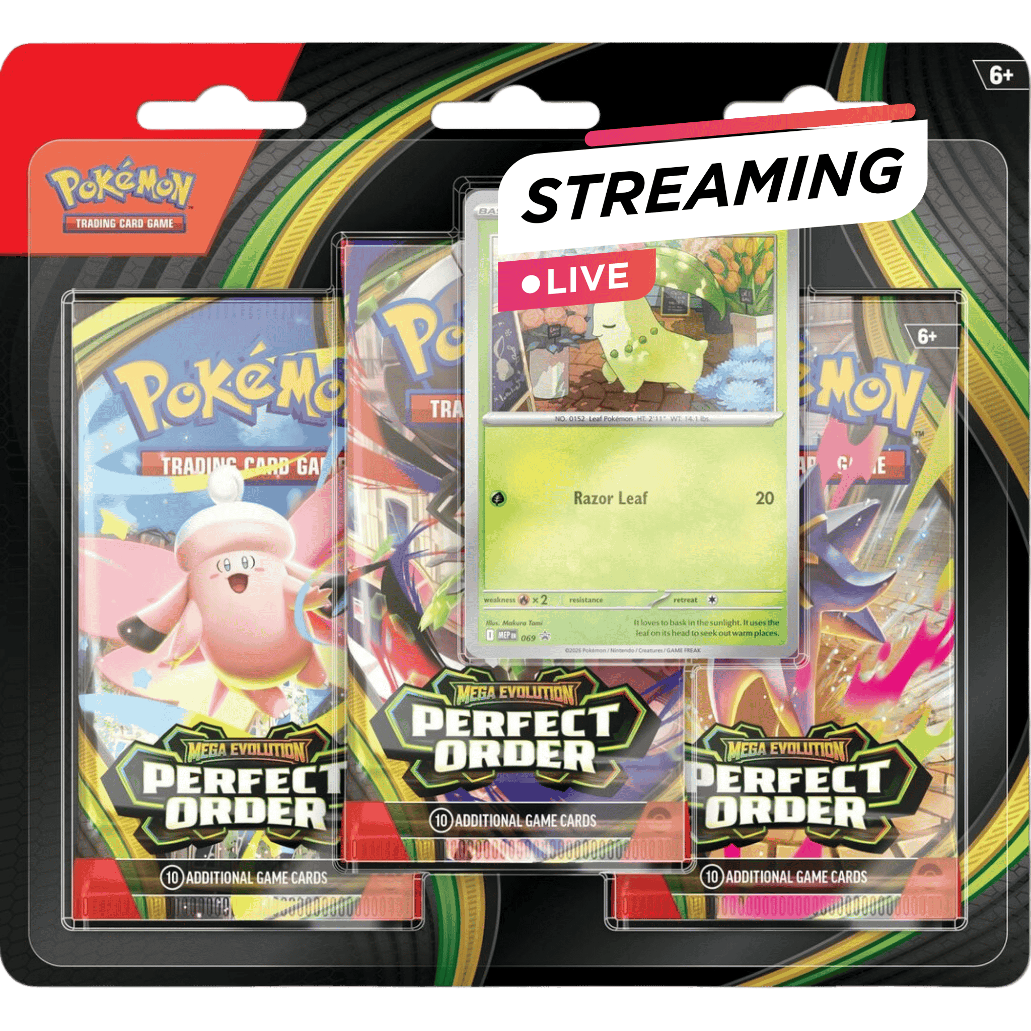 Pokemon Blister Perfect Order  English - livestream product