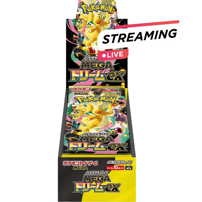 Mega Dream ex Booster Box – Pokémon Japans | Live geopend
