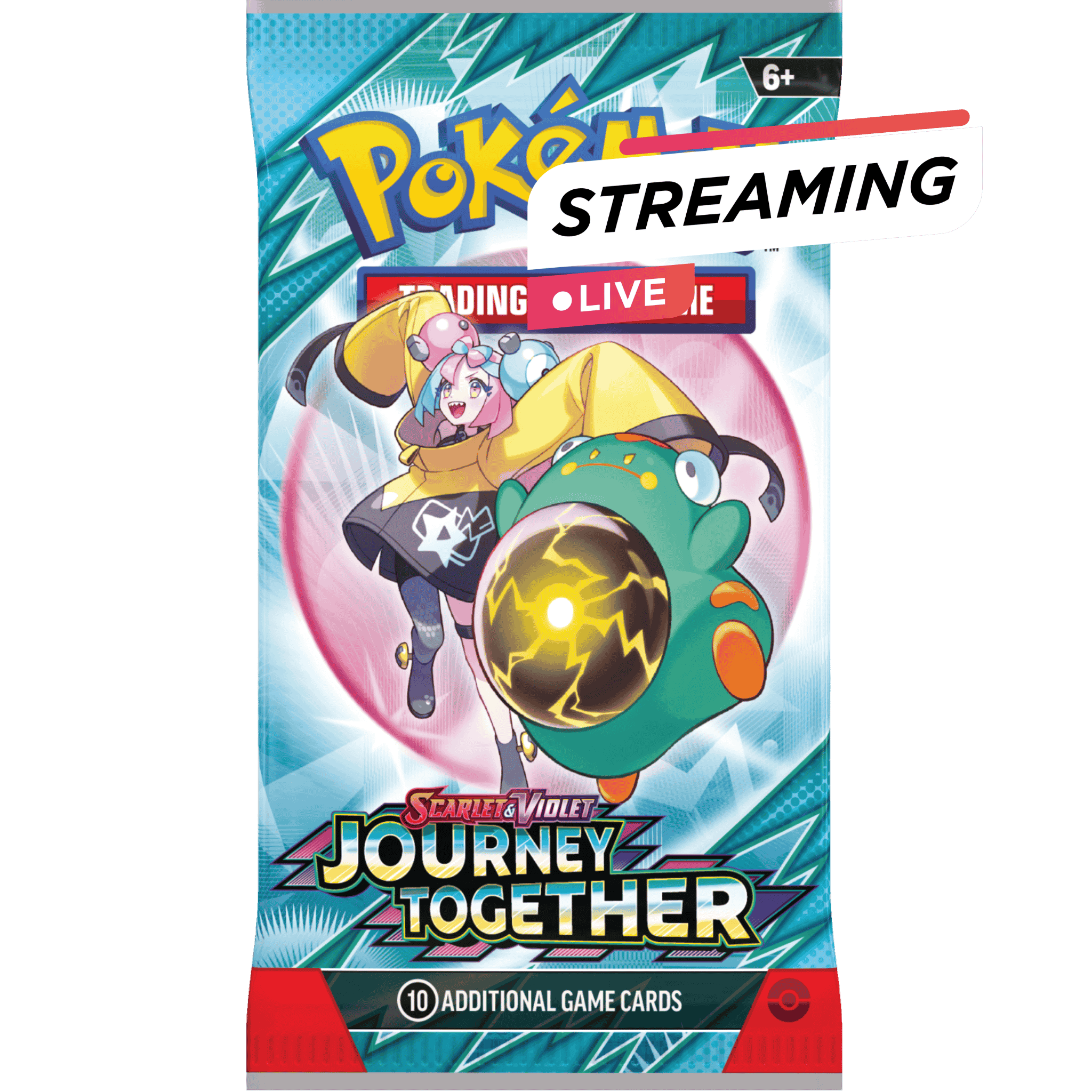 Pokemon Journey Together Engels Boosterpack Voor Livestream Openings