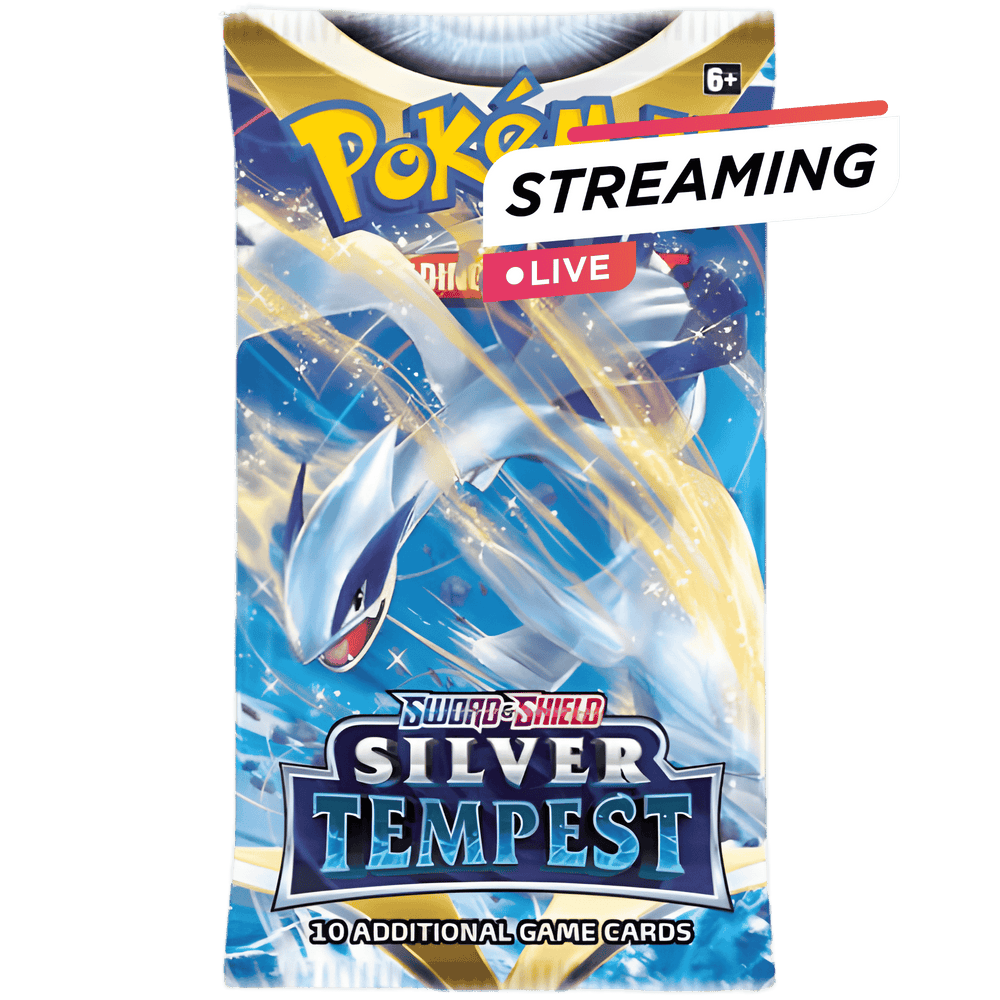 Pokemon Silver Tempest Engels Boosterpack Voor Livestream Openings