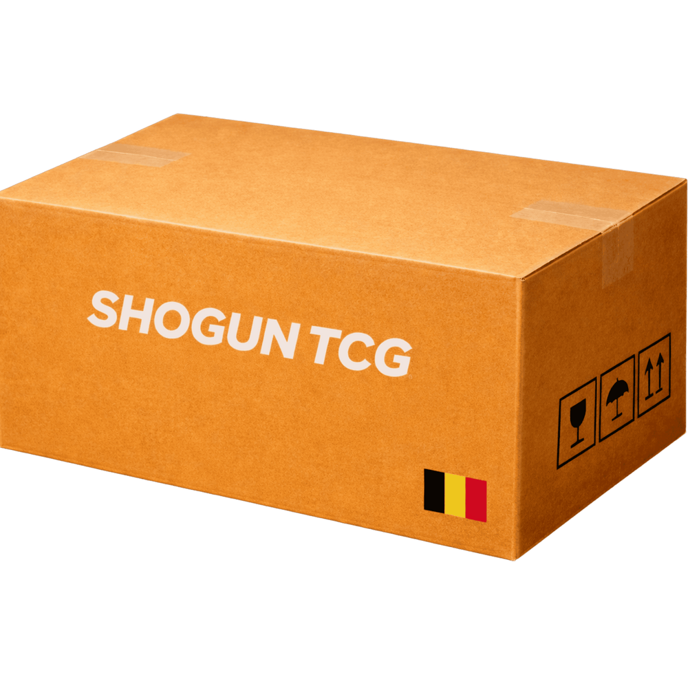 Verzendservice van Shogun TCG voor pakket verzending België na aankoop op stream of webshop