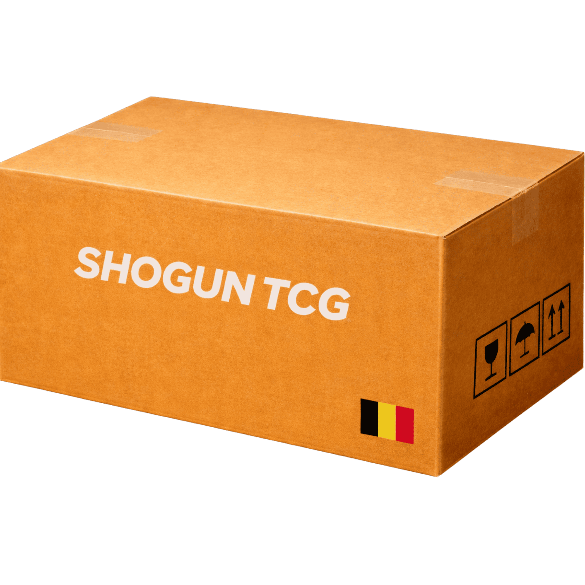Verzendservice van Shogun TCG voor pakket verzending België na aankoop op stream of webshop