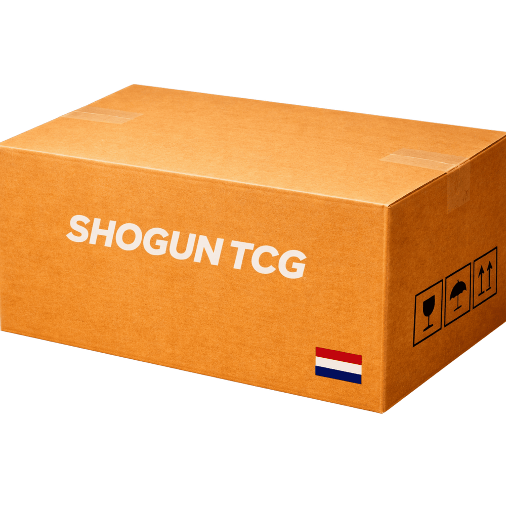 Verzendservice van Shogun TCG voor pakket verzending binnen Nederland na aankoop op stream of webshop