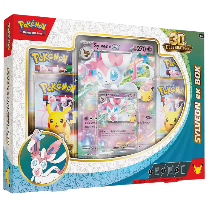 30th Celebration Sylveon ex Box – Pokémon Engels, verpakking