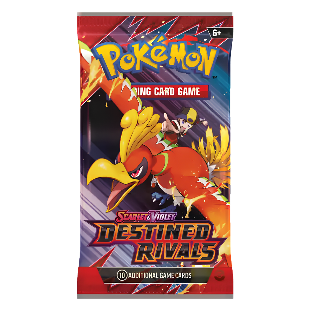 Pokémon Destined Rivals booster pack – Engels, met Ho-Oh en Ethan