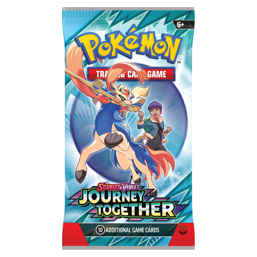 Journey Together booster pack – Pokémon Engels, verpakkingsontwerp 1
